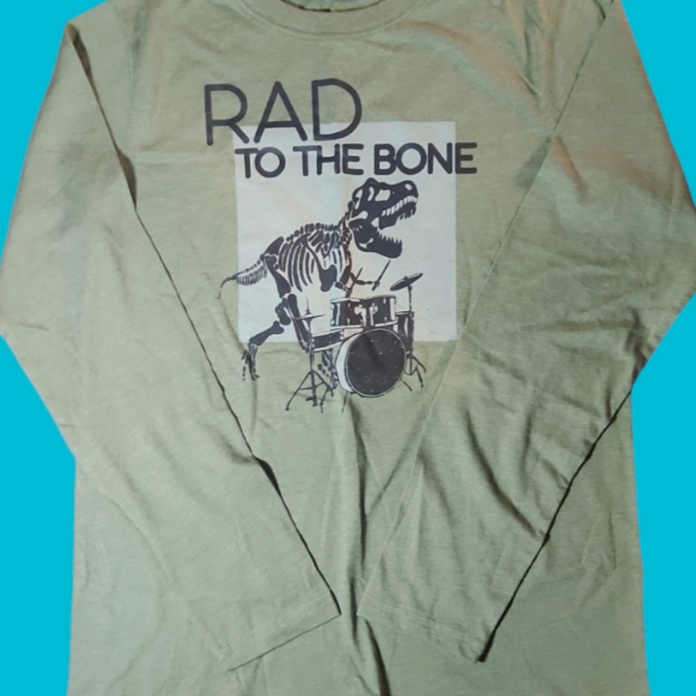 Boys 14/16 There Abouts Dinosaur Long Sleeve Shirt NWOT